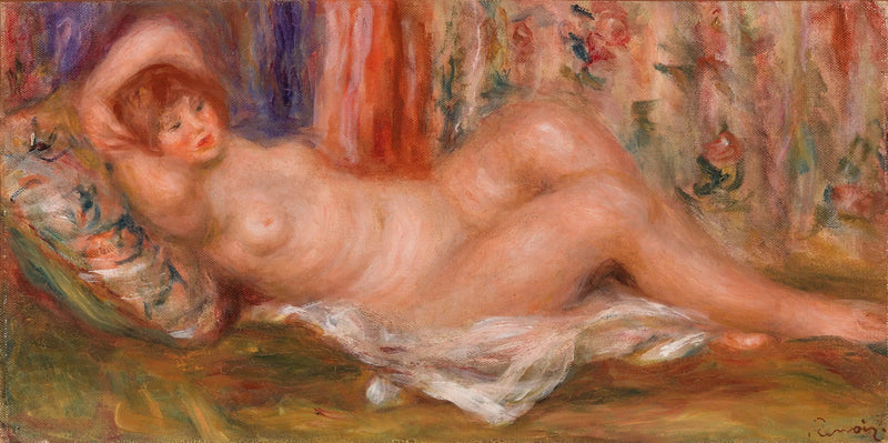 Donna nuda sdraiata sulla schiena - Pierre-Auguste Renoir