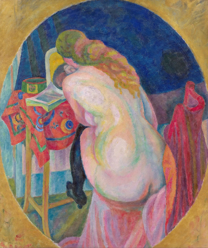 Donna nuda che legge - Robert Delaunay