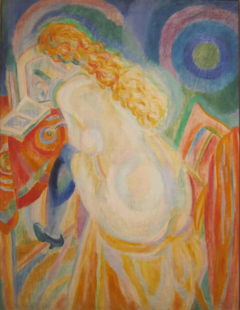 Donna nuda che legge - Robert Delaunay