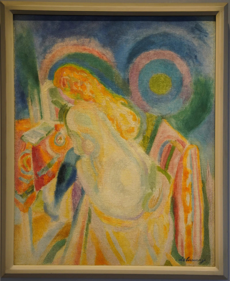 Donna nuda che legge - Robert Delaunay