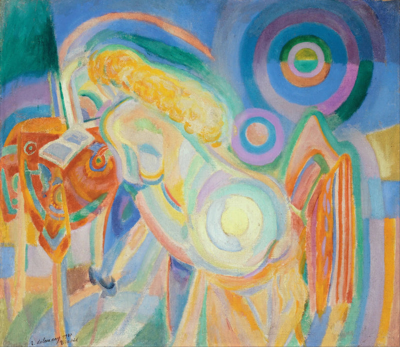 Donna nuda che legge - Robert Delaunay
