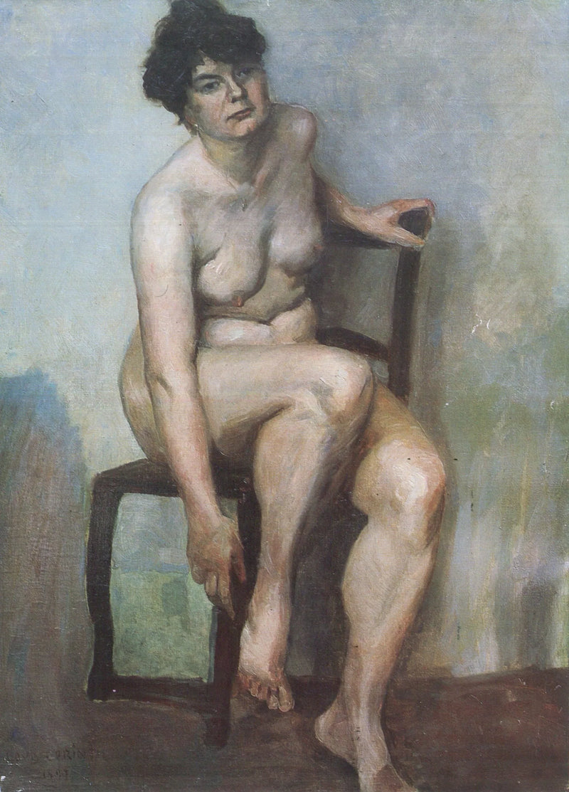 Donna nuda - Lovis Corinth