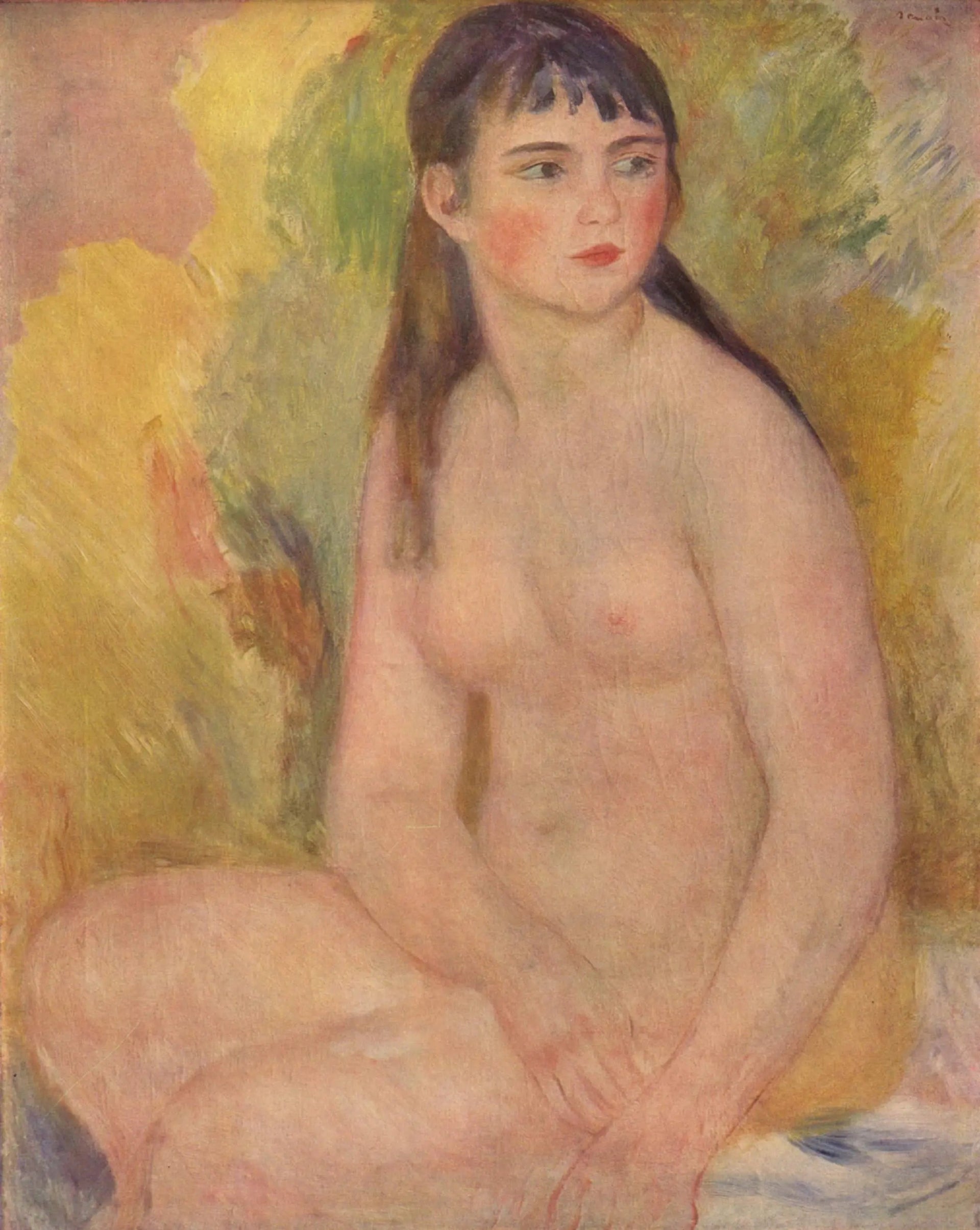 Femme nue - Pierre-Auguste Renoir image 1 reproduction artisanale de tableau