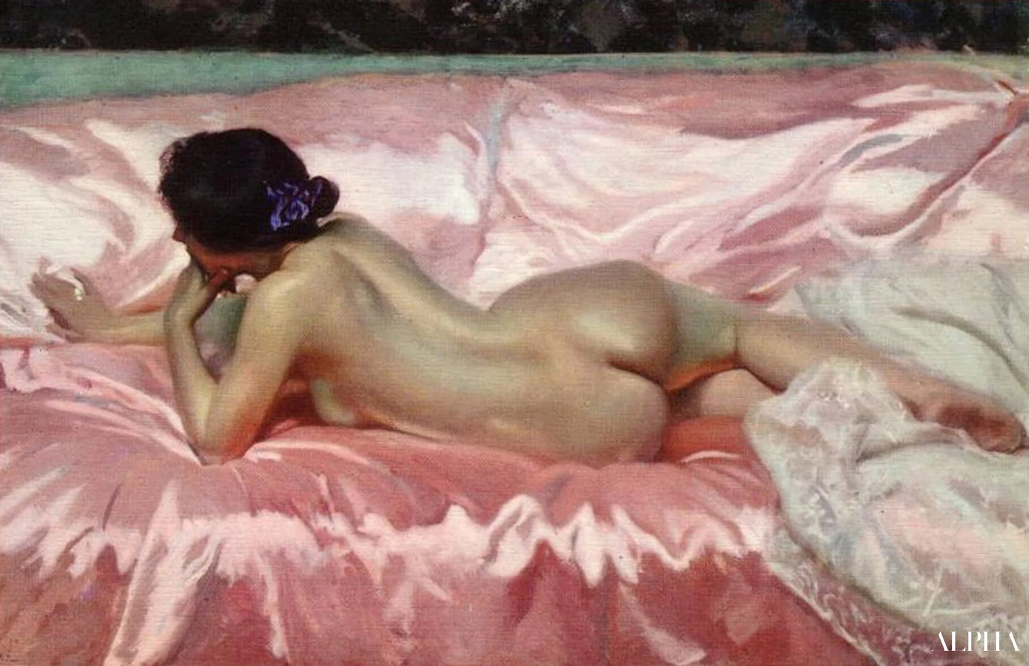 Donna nuda - Sorolla - Riproduzioni di quadri e dipinti di alta qualità