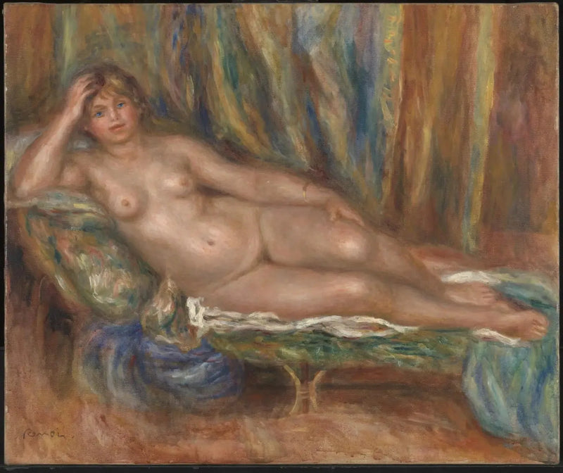 Donna nuda su un divano - Pierre-Auguste Renoir