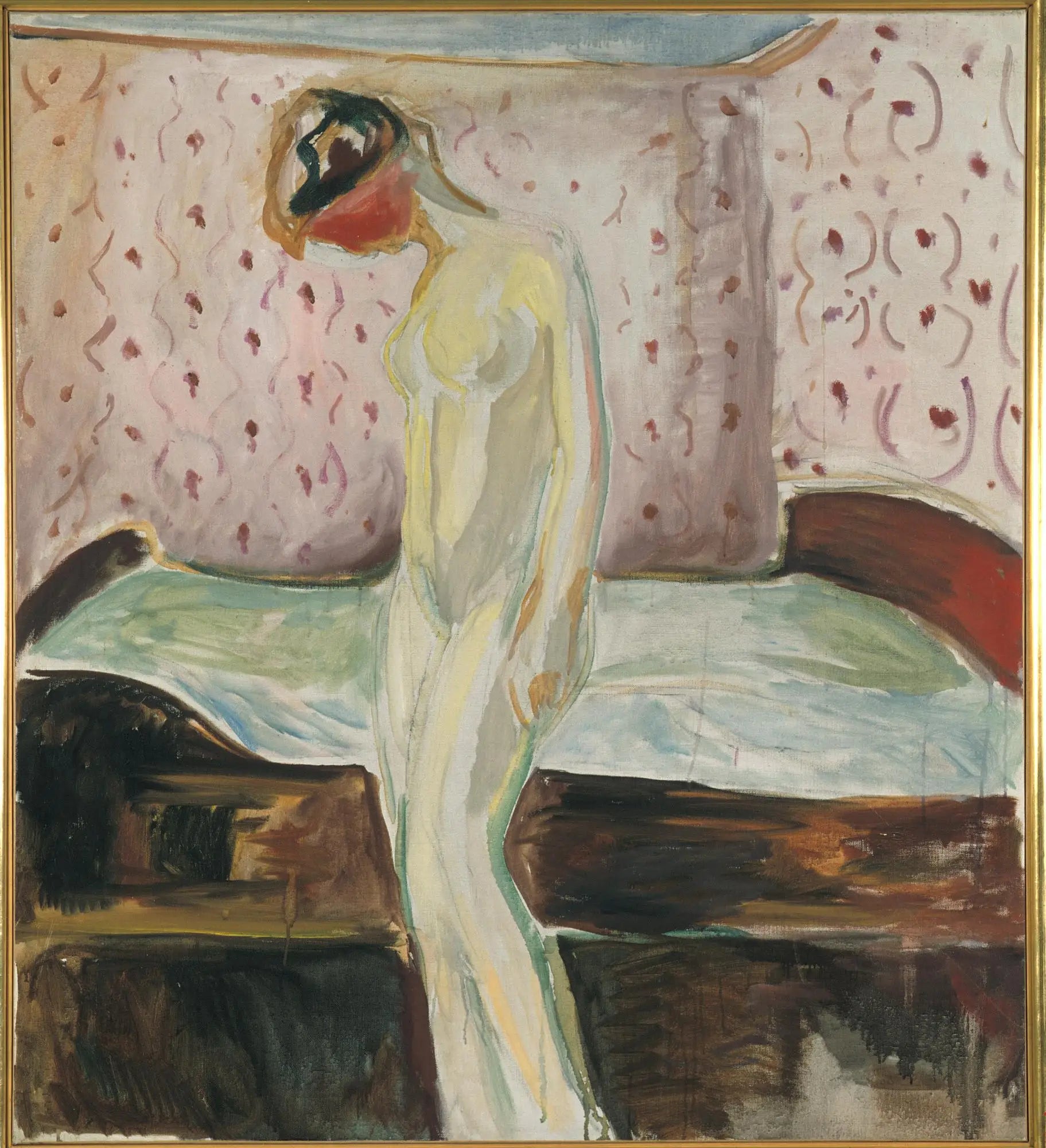 Reproduction du tableau « Femme pleurant - Edvard Munch » par Alpha Reproduction en peinture à l’huile