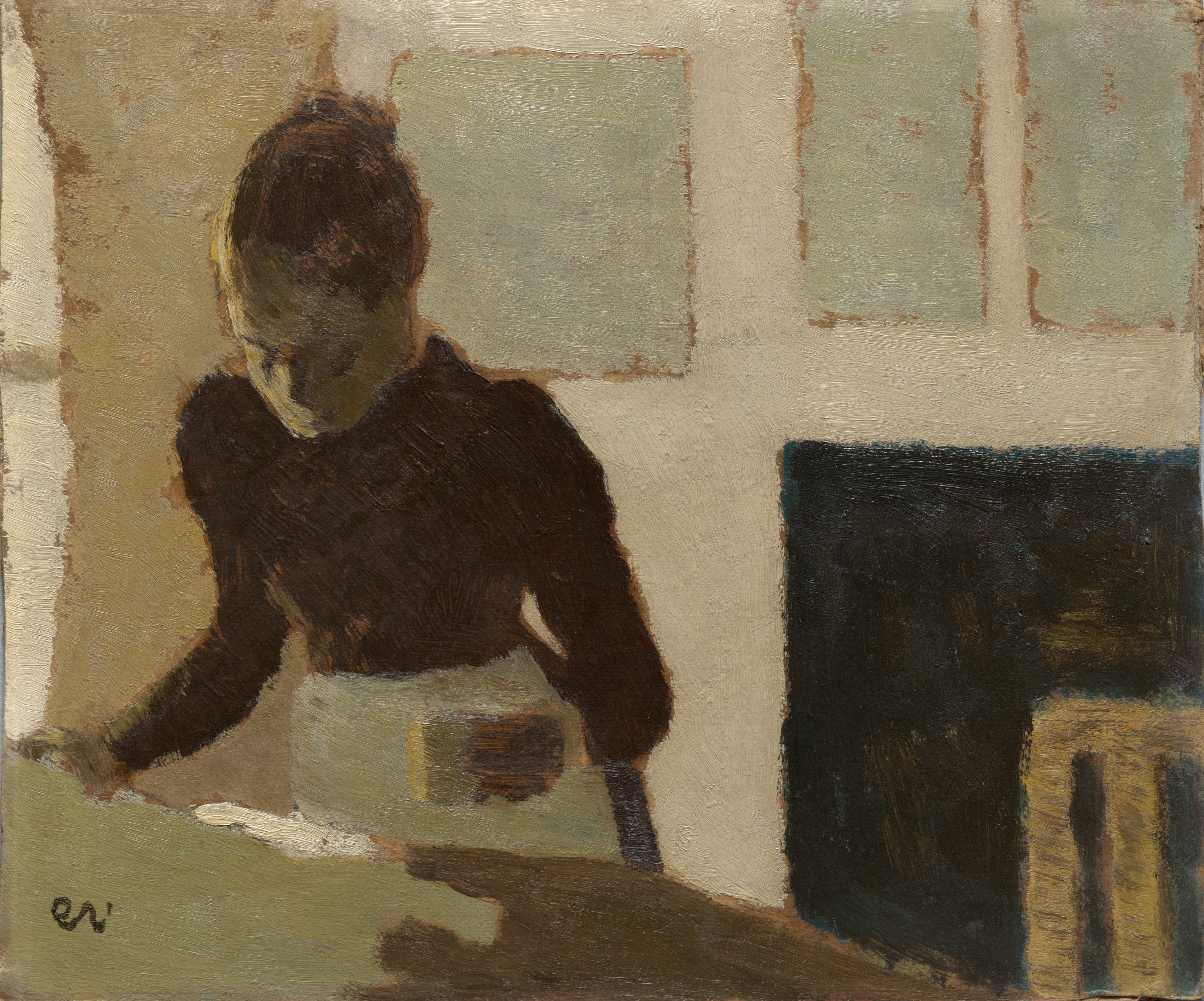 Femme repassant - Édouard Vuillard - Alpha Reproduction