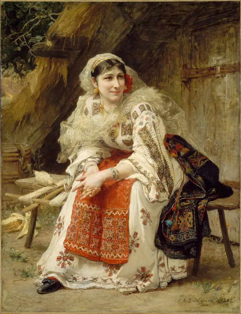 donna rumena - Frederick Arthur Bridgman
