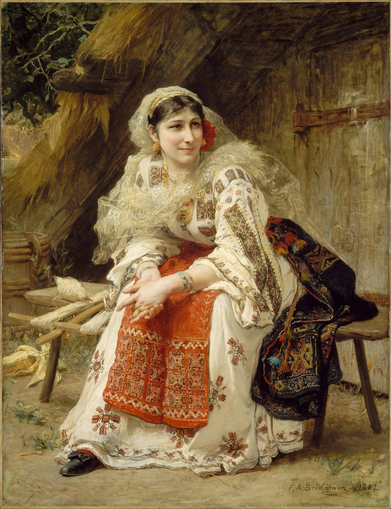 femme roumaine - Frederick Arthur Bridgman - Alpha Reproduction