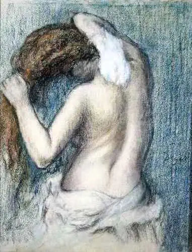 Donna che si asciuga dopo il bagno - Edgar Degas