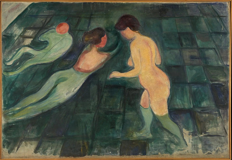 Donna che si fa il bagno - Edvard Munch