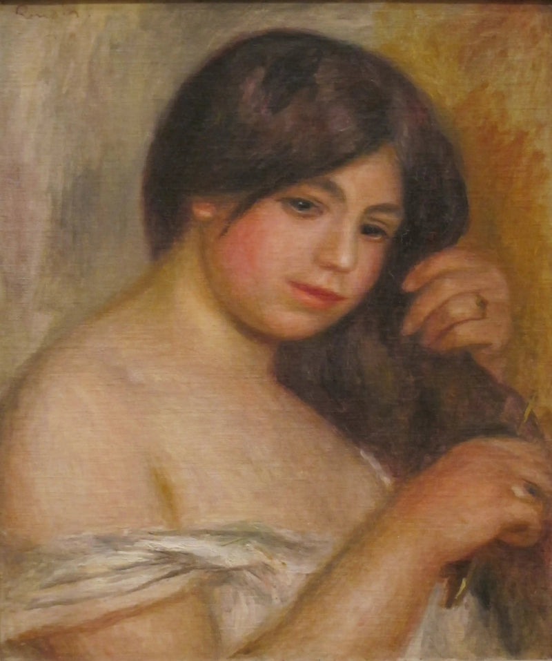 Donna che si pettina i capelli - Pierre-Auguste Renoir