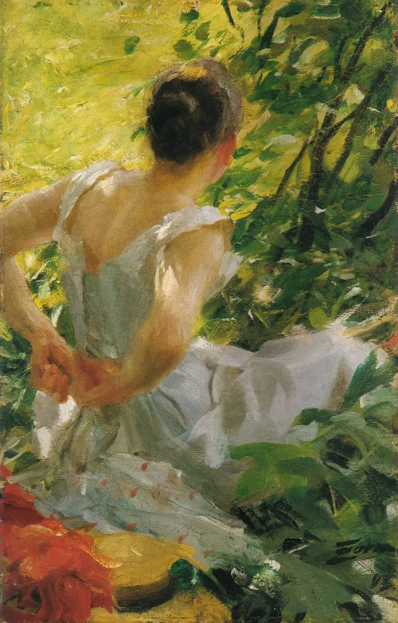 Donna che si veste - Anders Zorn