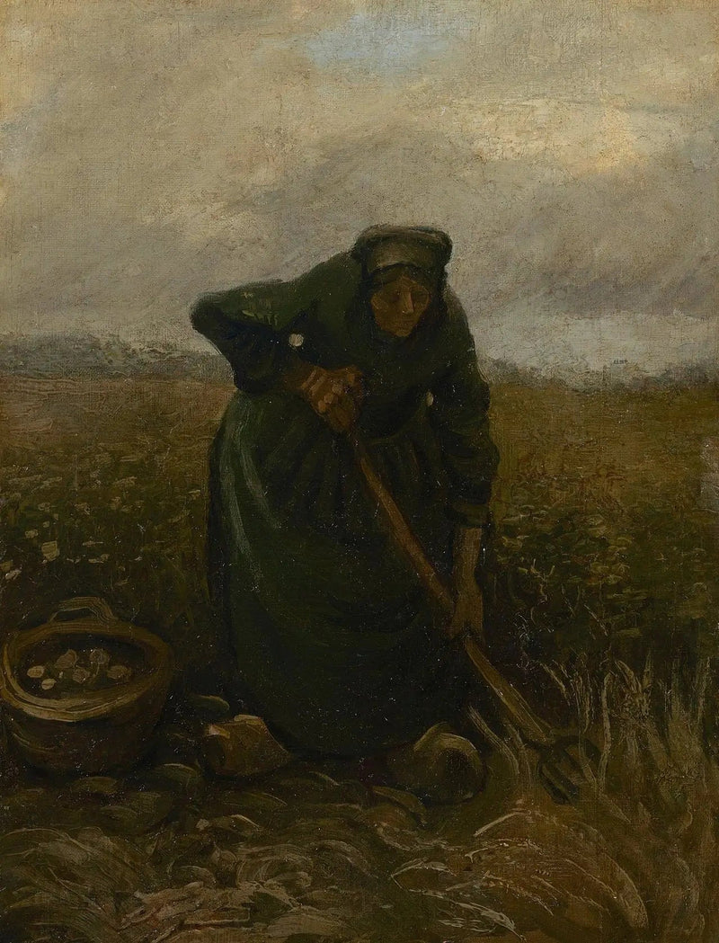 Donna che solleva patate - Vincent van Gogh
