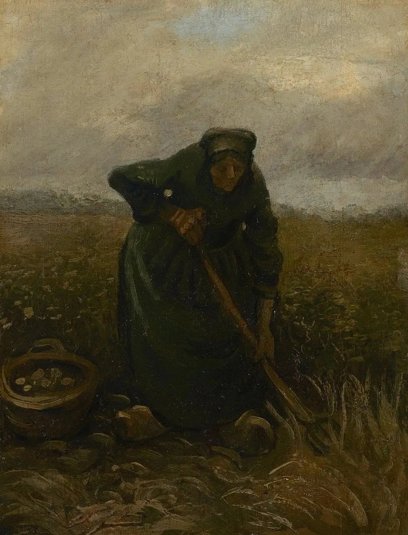 Donna che solleva patate - Vincent van Gogh