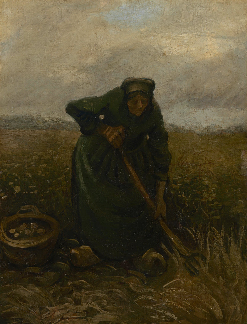 Donna che solleva patate - Vincent van Gogh