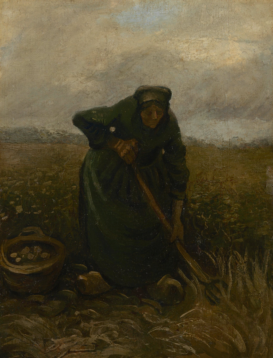 Donna che solleva patate - Vincent van Gogh