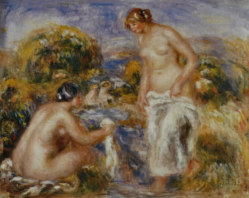 Donne al bagno - Pierre-Auguste Renoir