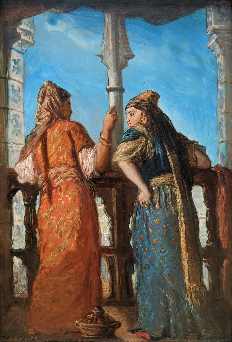Donne al balcone, Algeri - Théodore Chassériau