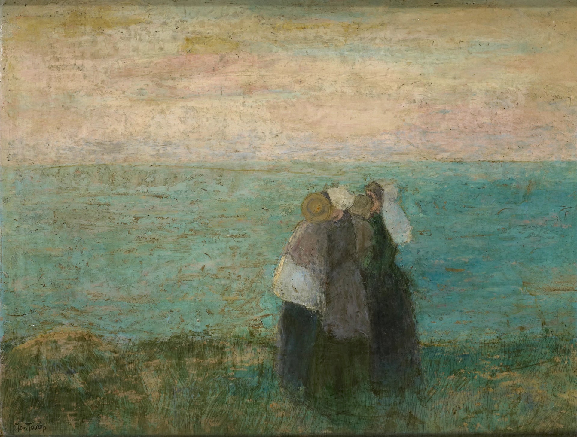 Femmes au bord de la mer - Jan Toorop