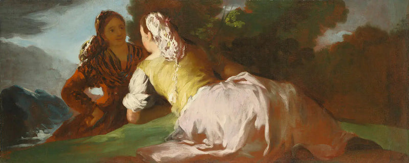 Donne conversanti - Francisco de Goya