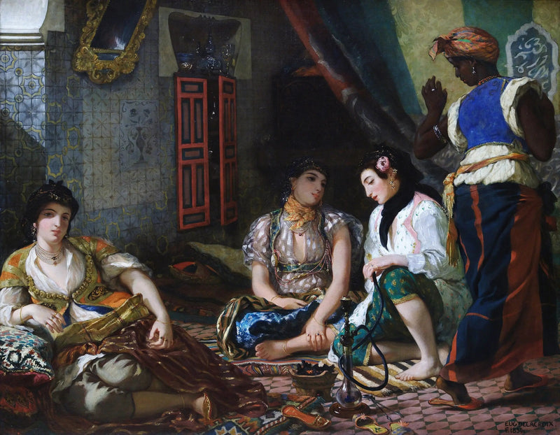 Donne di Algeri nel loro appartamento - Eugène Delacroix