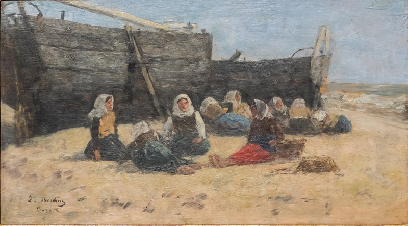 Donne di pescatori a riposo - Eugène Boudin