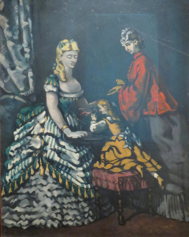 Donne e bambina in un interno - Paul Cézanne