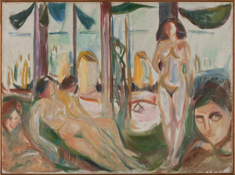 Donne nude vicino al mare - Edvard Munch