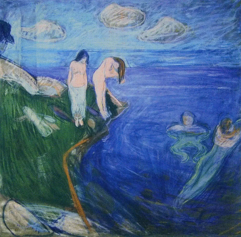 Donne che si bagnano - Edvard Munch