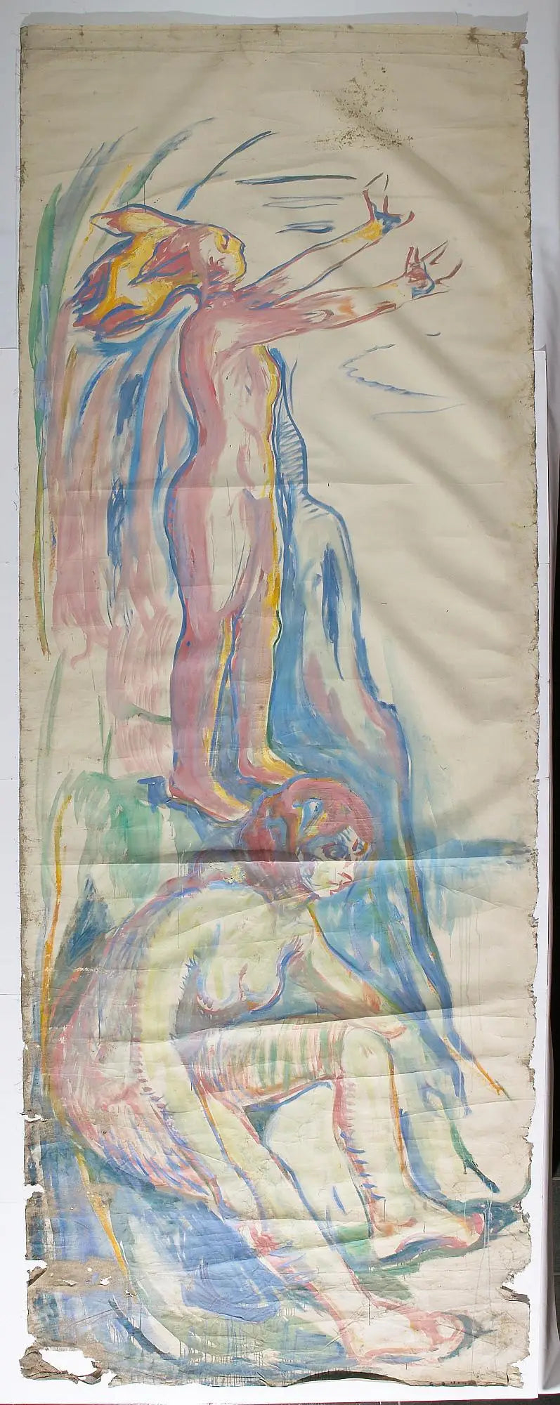 Femmes se tournant vers le soleil - Edvard Munch image 1 copie de tableau peinte à la main