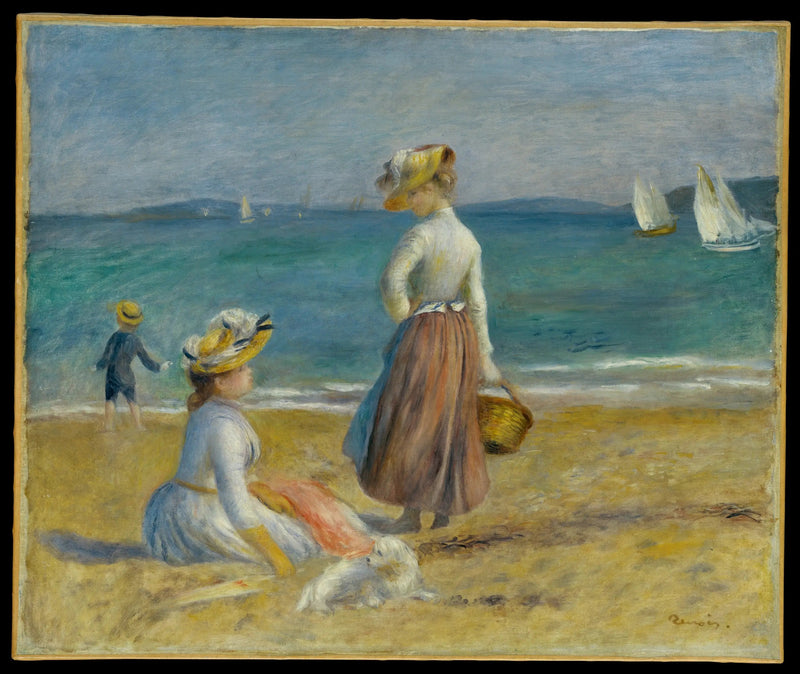 Donne sulla Spiaggia - Pierre-Auguste Renoir