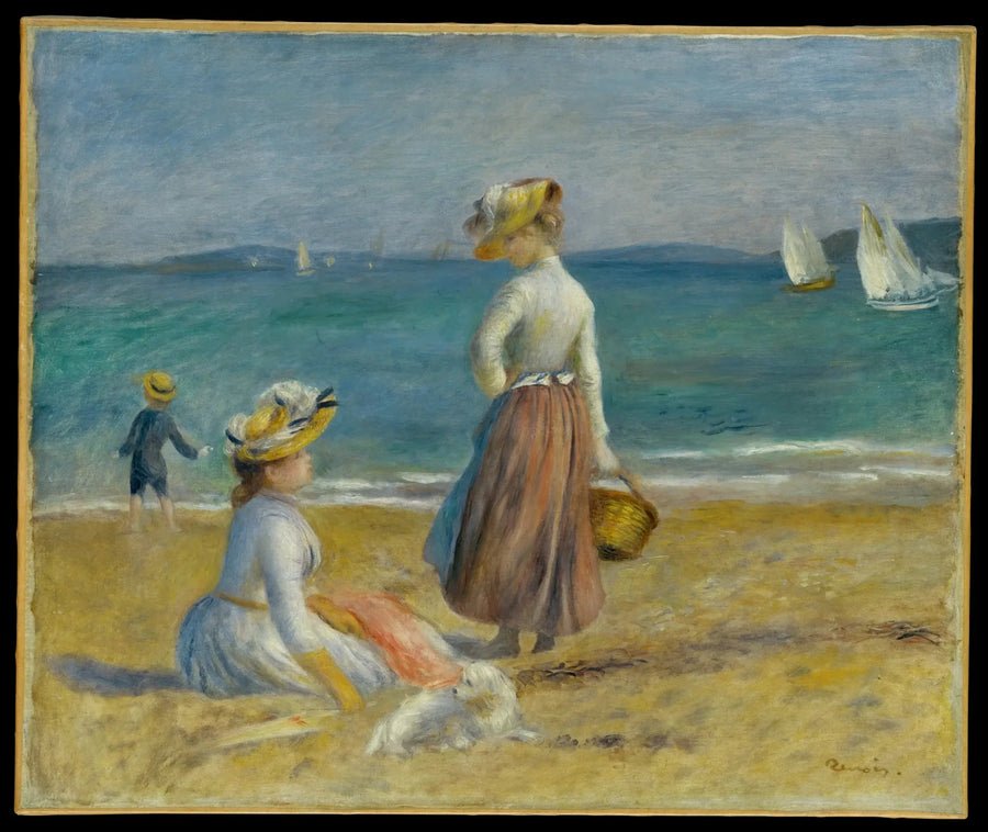 Donne sulla Spiaggia - Pierre-Auguste Renoir