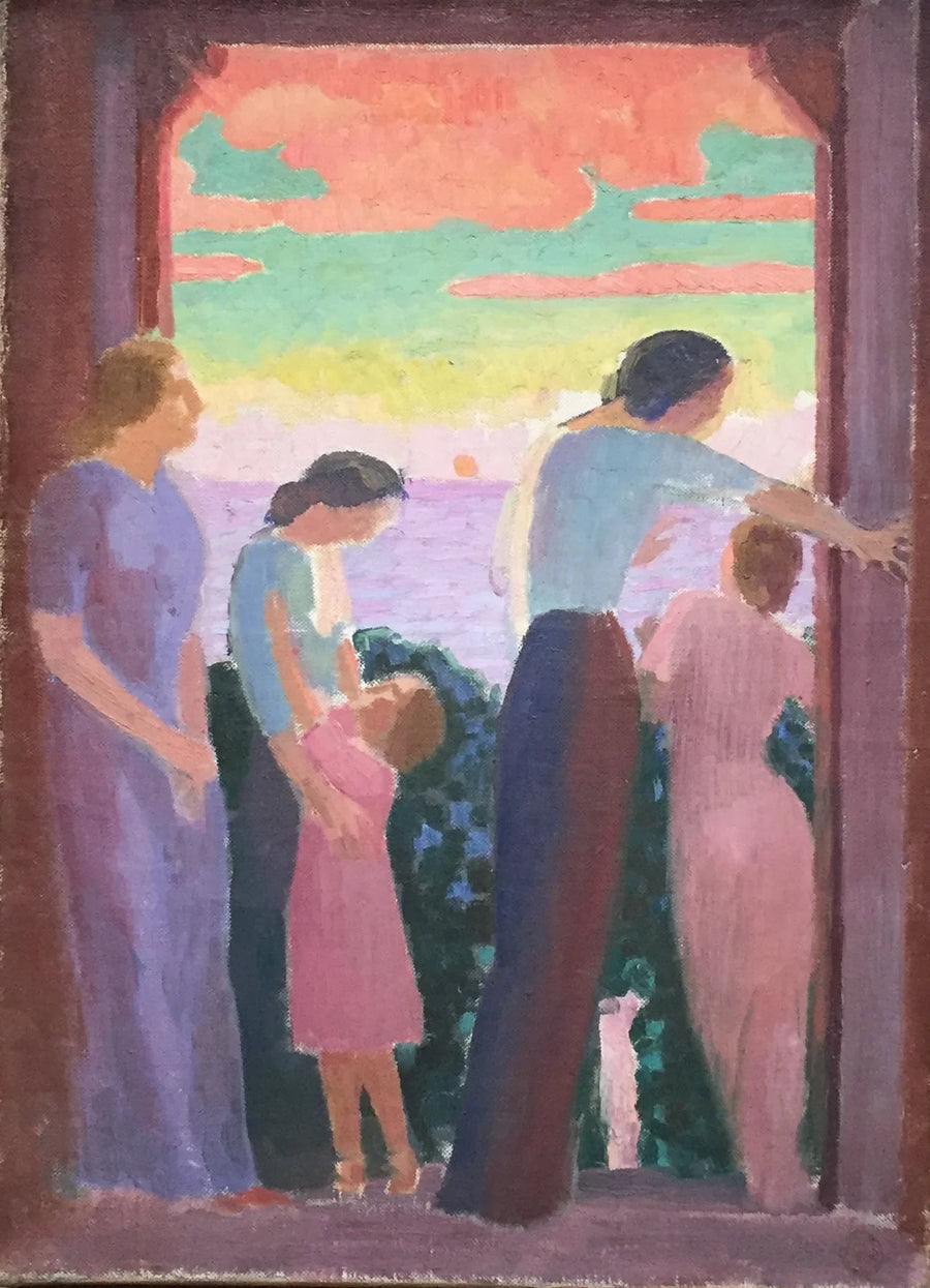 Donne sul balcone - Maurice Denis
