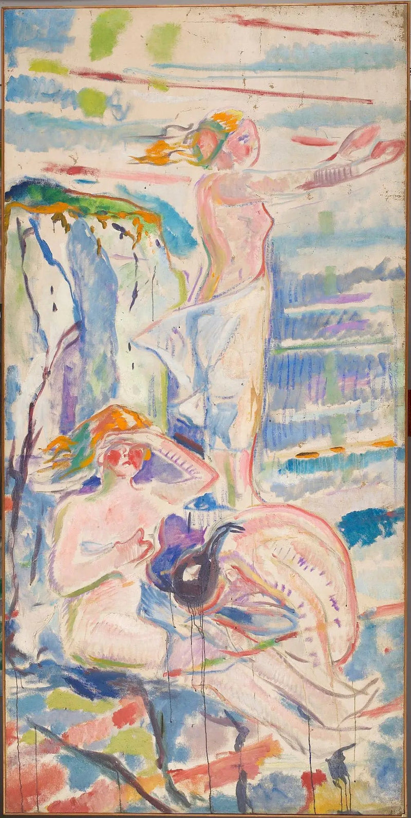 Donne rivolte verso il sole - Edvard Munch