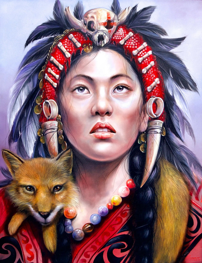 Donne tribali | Dimensioni: 70 X 90 cm