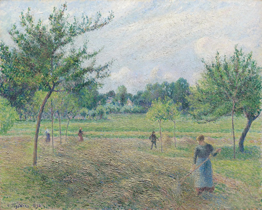 Fienagione a Éragny - Camille Pissarro