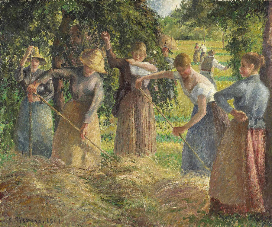 Fienagione a Éragny - Camille Pissarro