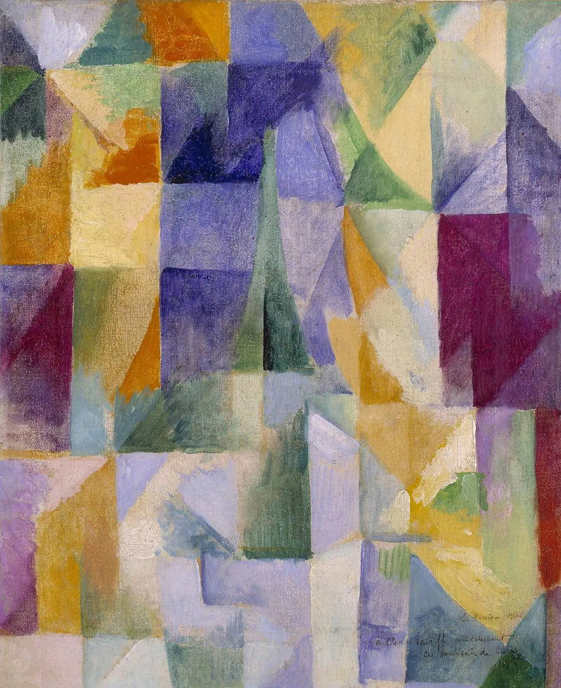 Finestre aperte simultaneamente (1ª parte, 3º motivo) - Robert Delaunay