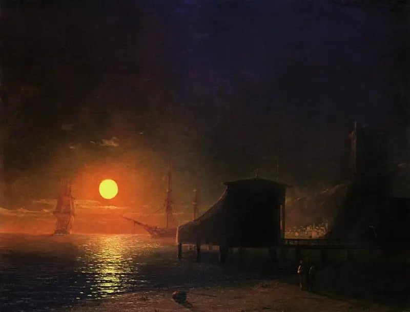 Feodosia. Notte di luna - Ivan Aïvazovski