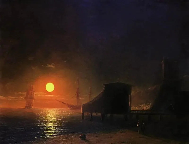 Feodosia. Notte di luna - Ivan Aïvazovski