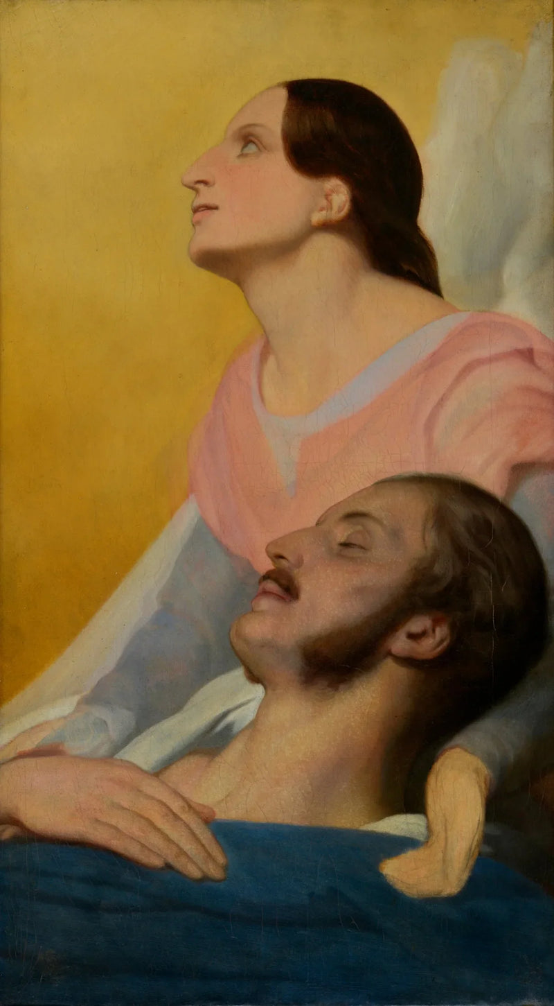 Ferdinand Philippe, duca d'Orléans, jusqu'à son lit de mort - Ary Scheffer