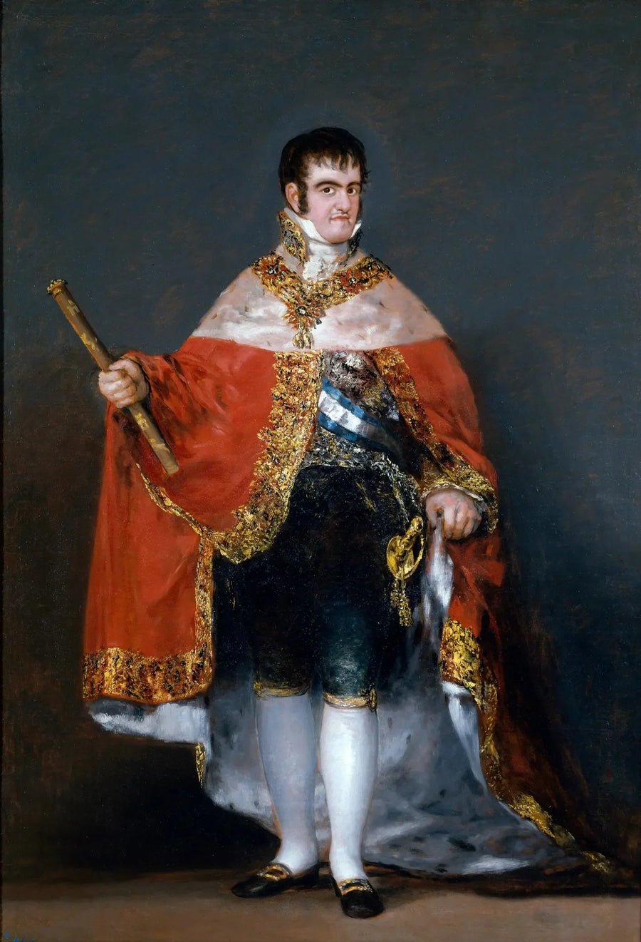 Ferdinando VII con il mantello reale - Francisco de Goya