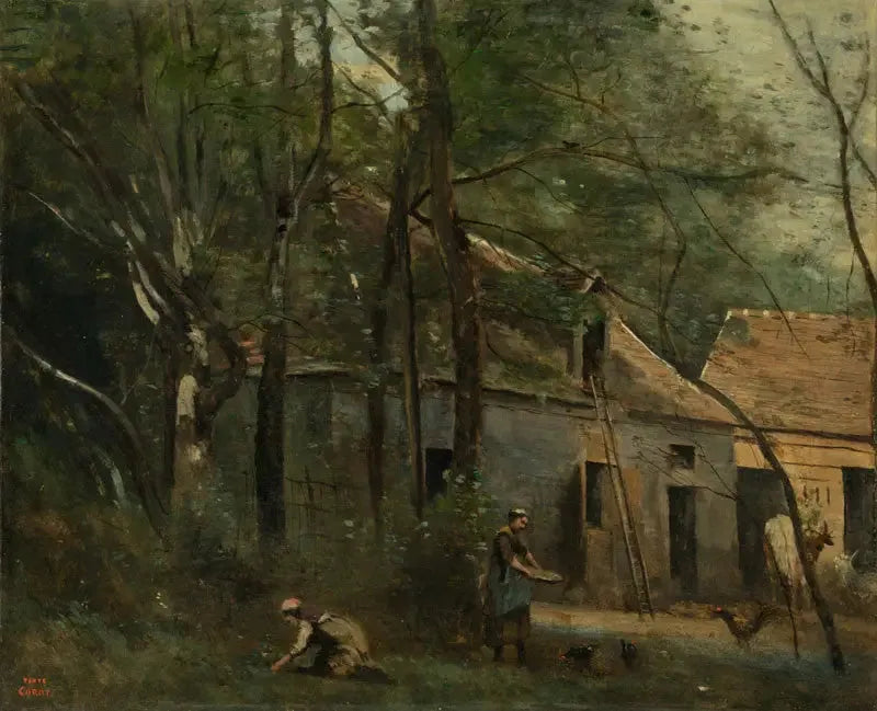 Fermo nella foresta - Jean-Baptiste Camille Corot