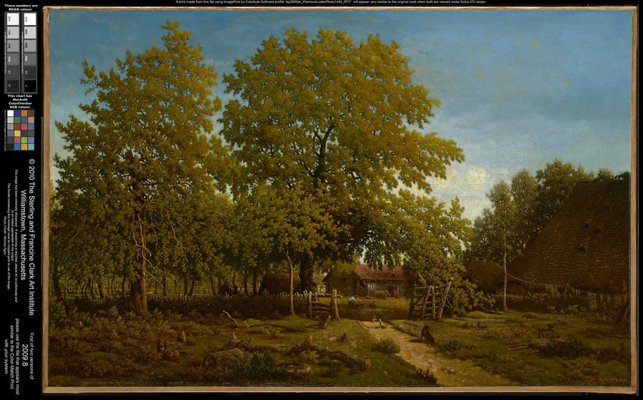 Fattoria nelle Landes - Théodore Rousseau