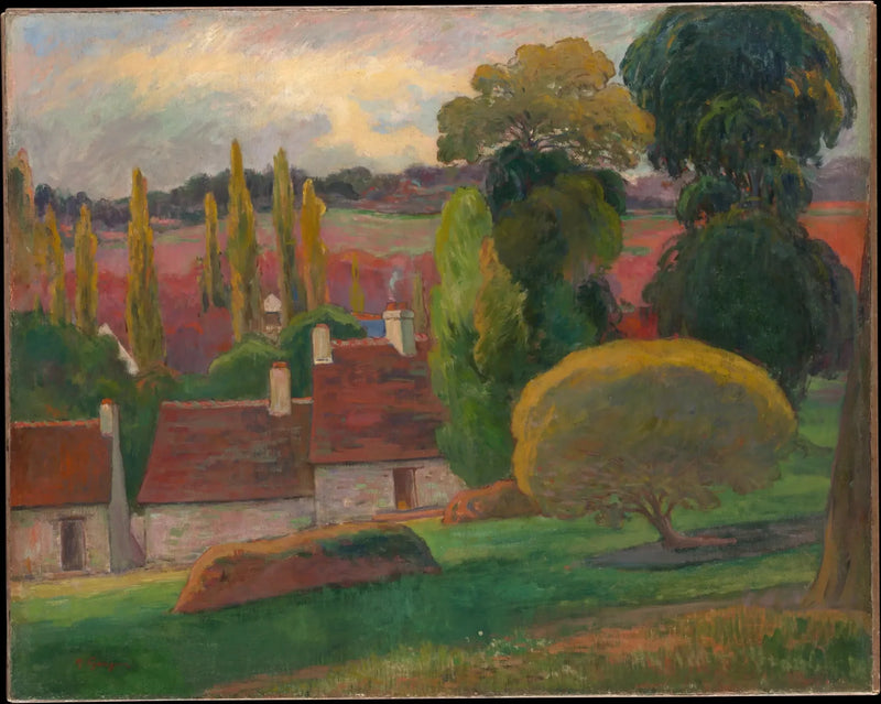 Fattoria in Bretagna I - Paul Gauguin