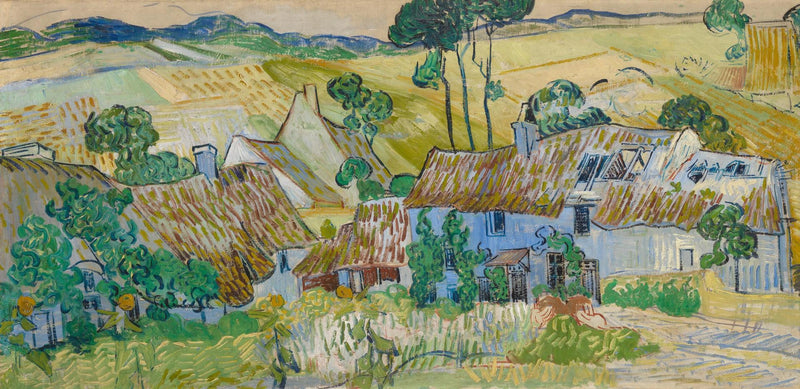 Capanne su una collina - Vincent van Gogh