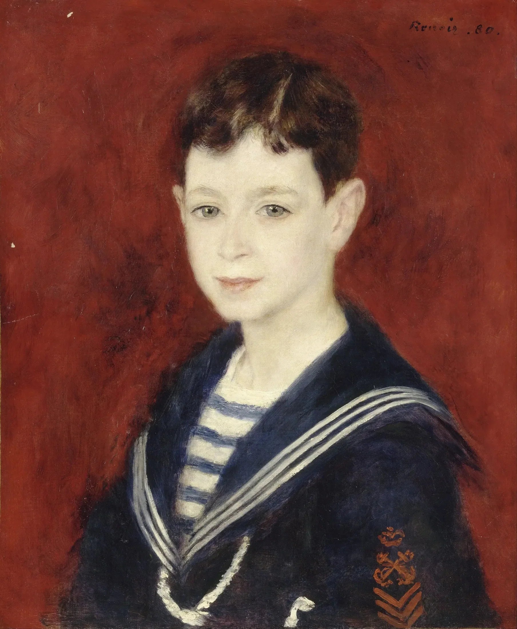 Fernand Halphen enfant - Pierre-Auguste Renoir image 1 reproduction de peinture à l’huile