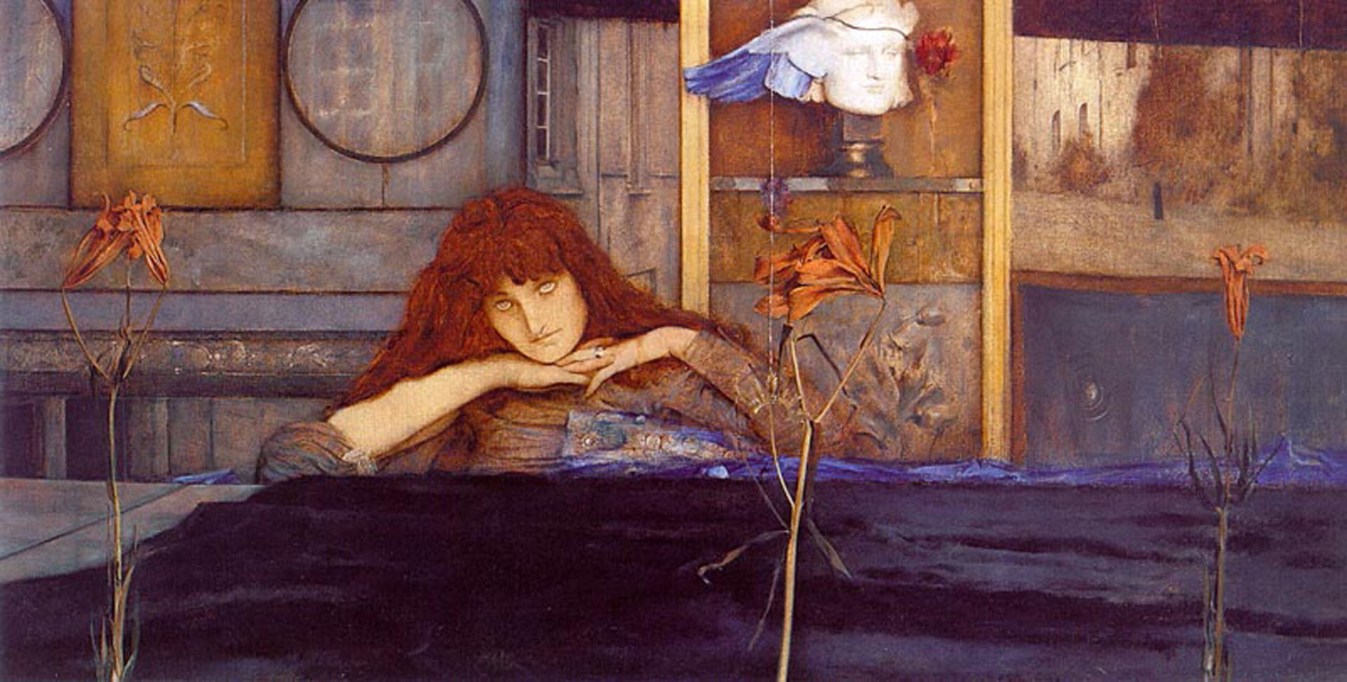 I Lock My Door Upon Myself - Fernand Khnopff
