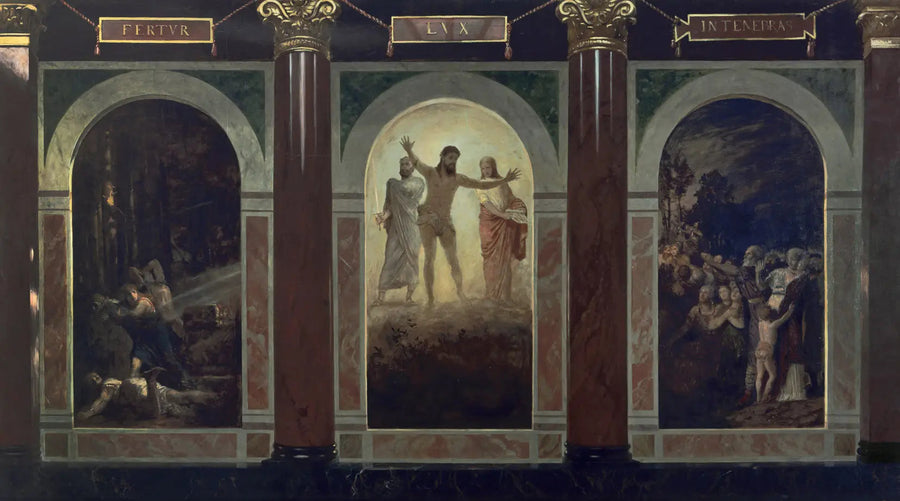 Fertur lux in tenebras - Arnold Böcklin